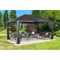 Sojag Sojag 500-9165036 10 x 10 ft. Genova No.53 Gazebo Steel Roof 500-9165036